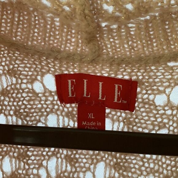 Elle XL open front blush sweater - Picture 3 of 7